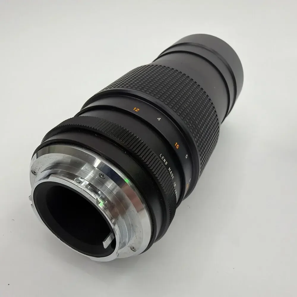 Asanuma Auto-Tele 200mm f/3.5 Manual Focus Lens for Minolta SR M/SR Mount w/Case